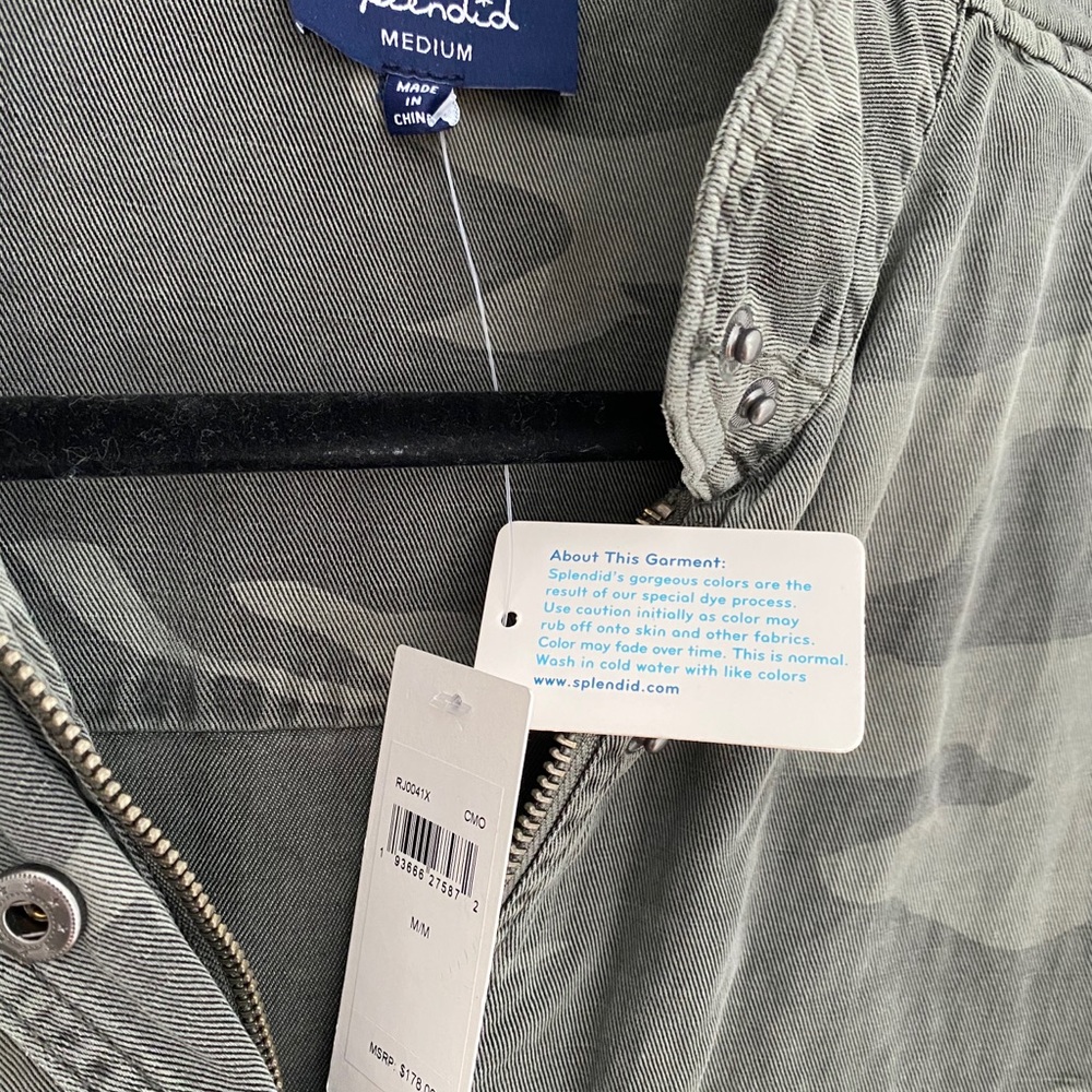 Splendid Camo Jacket Size Medium - image 2